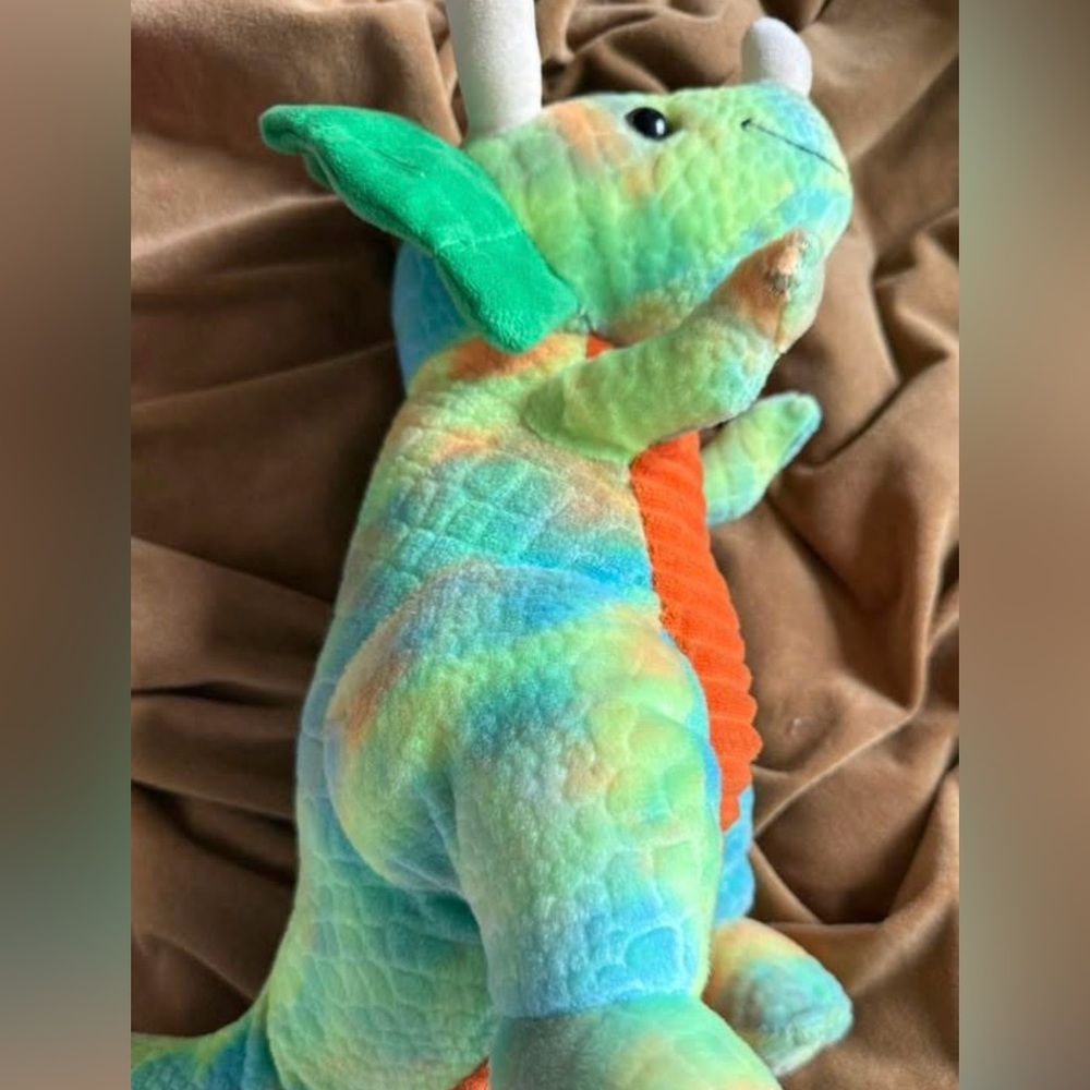 Colorful Plush Dinosaur